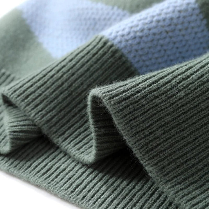 Jasper Sweater in a soft merino blend wool featuring a stylish cable knit design, perfect for cozy layering in cooler weather. - 8