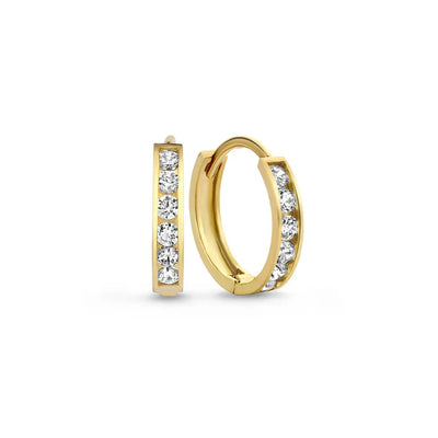 Brillane™ | 14K Gold Stone Earrings Set