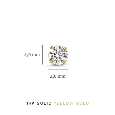 Brillane™ | 14K Gold Stone Earrings Set