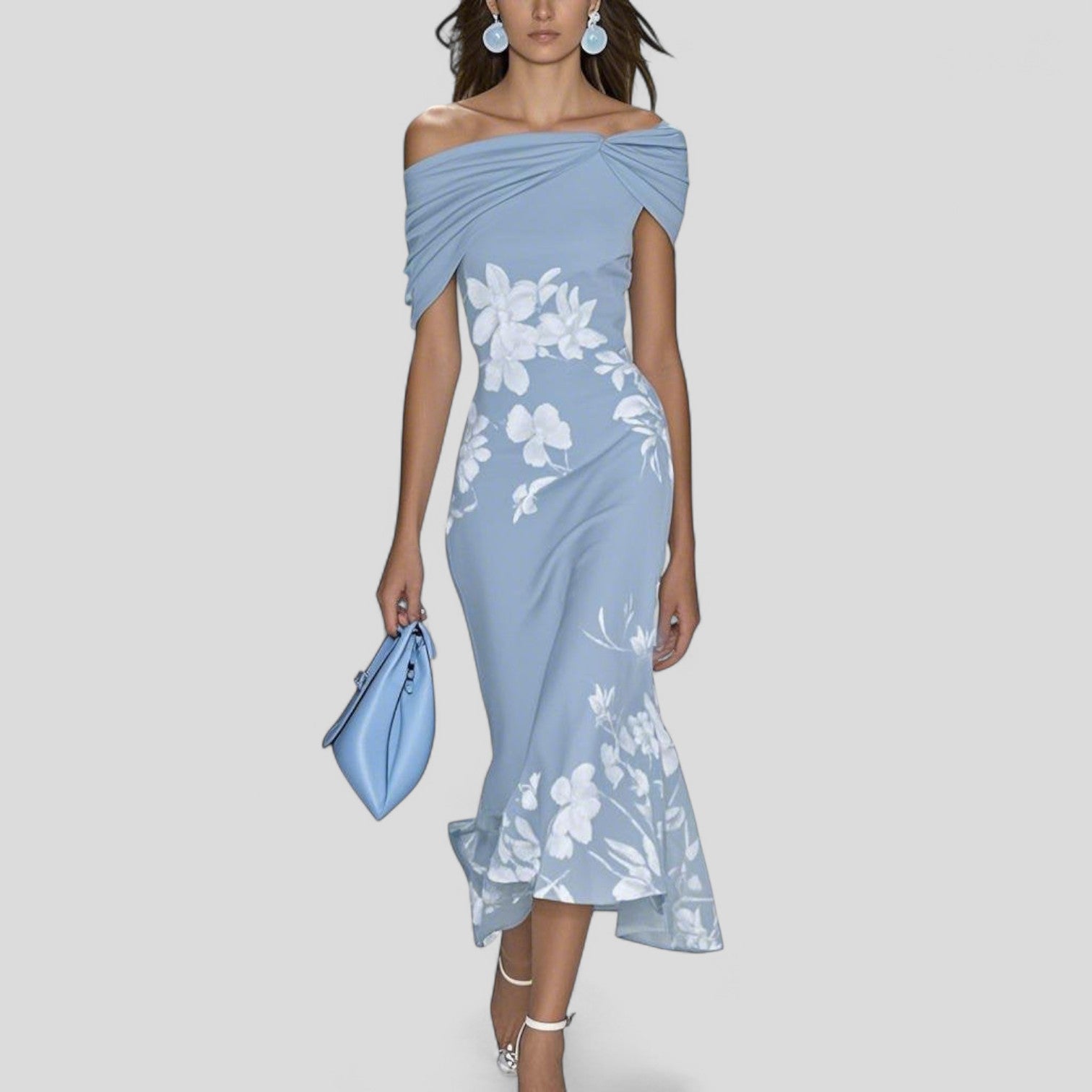 Ivy Midi Dress | Soft Fabric, Elegant Statement Print, Perfect for Wedding Guest and Summer Events - 2