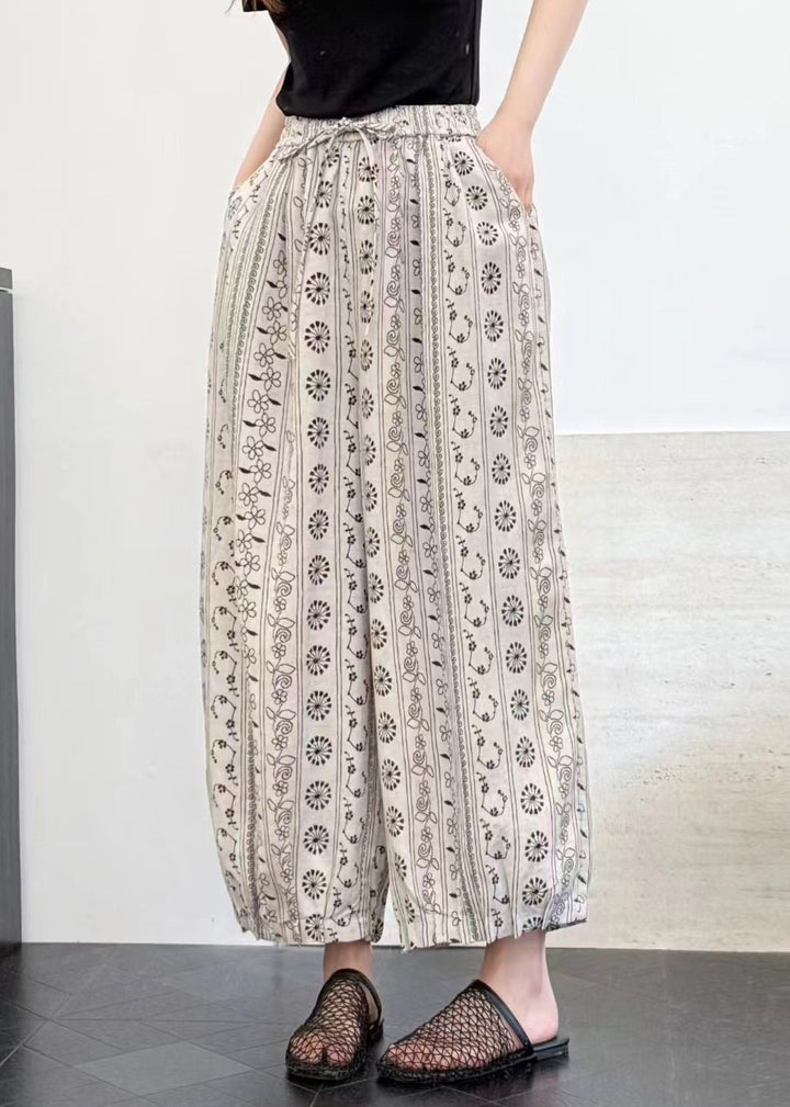 Ivy Crop Pants | Linen, Oversized Fit for Summer Style 1