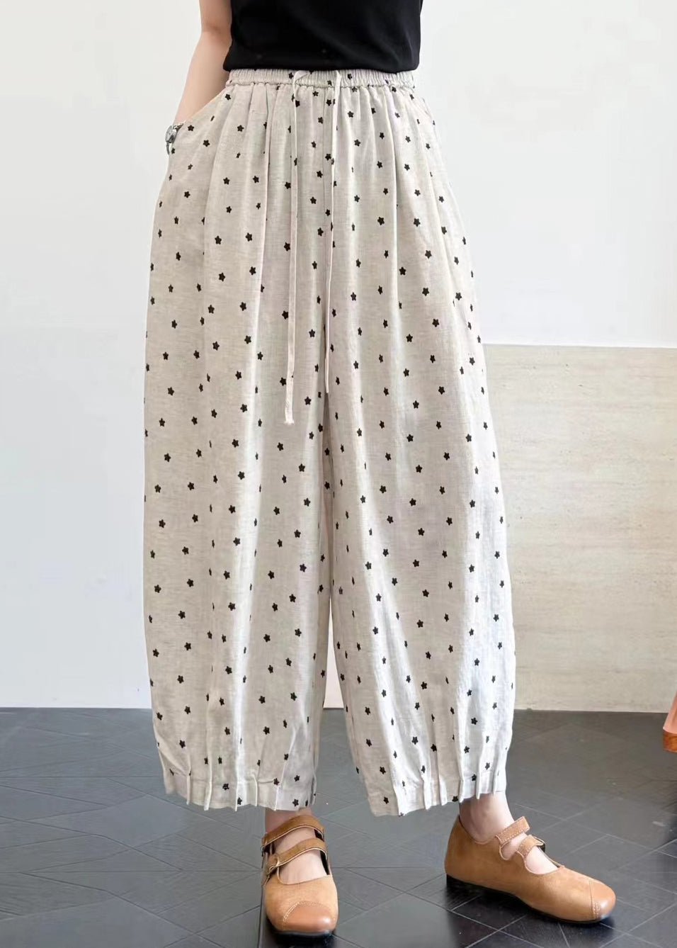 Ivy Crop Pants | Linen, Oversized Fit for Summer Style 2