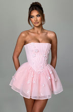 Jasmine Playsuit for Women | Premium Soft Stretch Mesh, Strapless Design 2