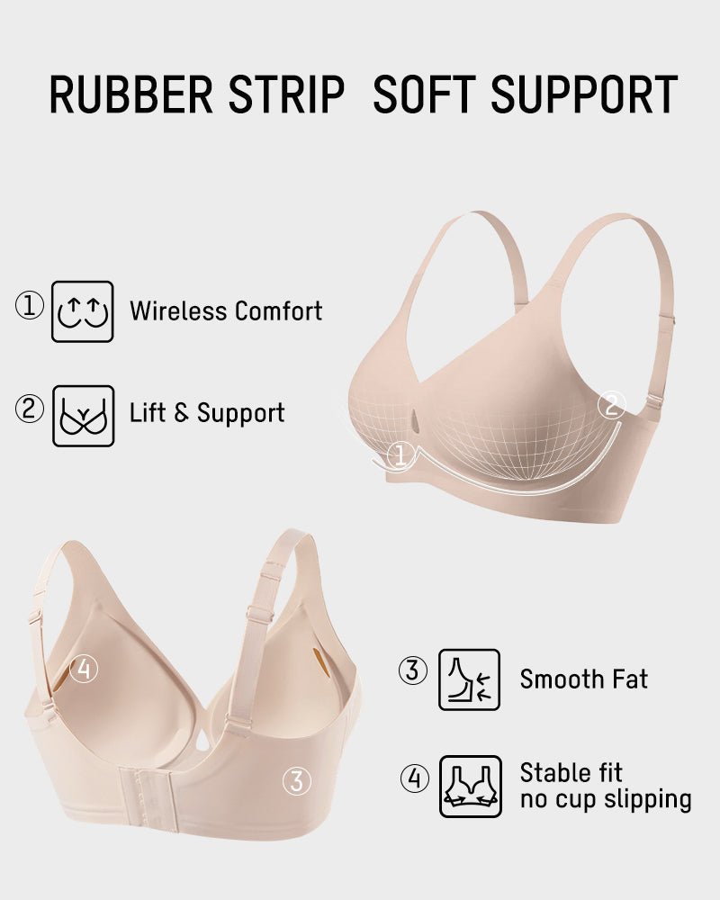Jelly Lift Bra | Breathable, Water Drop Design 3