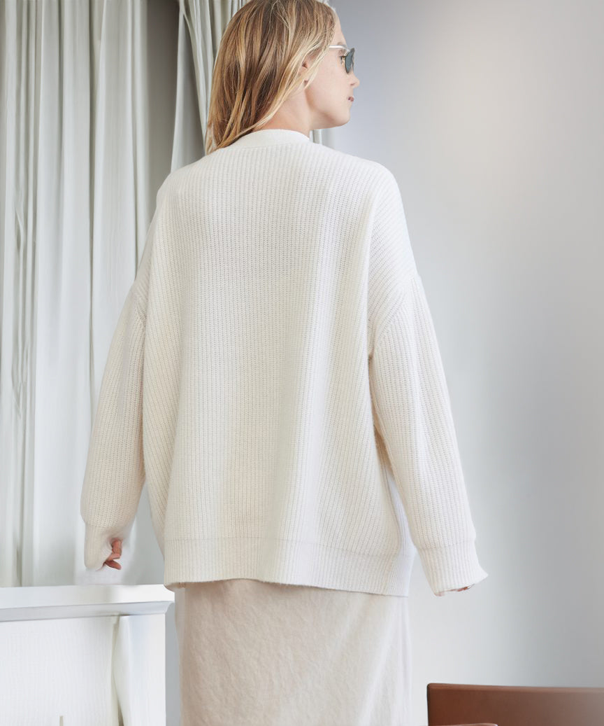 Evelyn | Women’s Winter Knit Casual Button Up  Cardigan