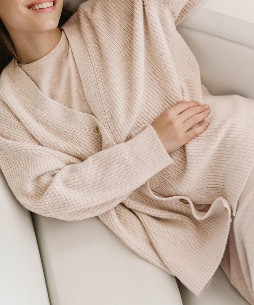 Evelyn | Women’s Winter Knit Casual Button Up  Cardigan