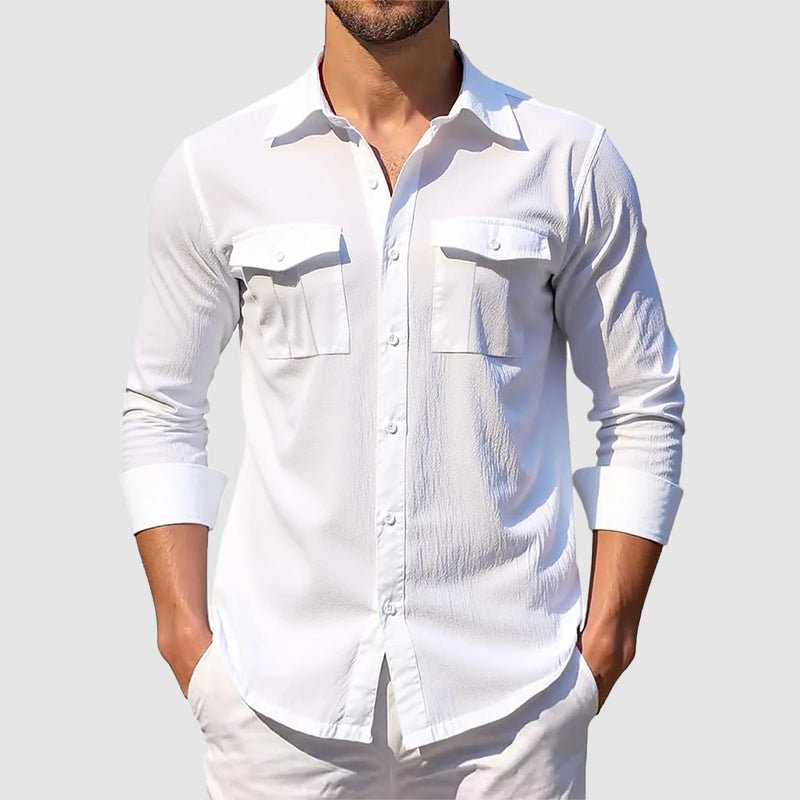 Kinetic Utility Shirt | Cotton-Linen Blend, Relaxed Fit 2