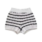 Kira Knit Lounge Set | High-Quality Crop Top and Shorts, Relaxed Fit 6