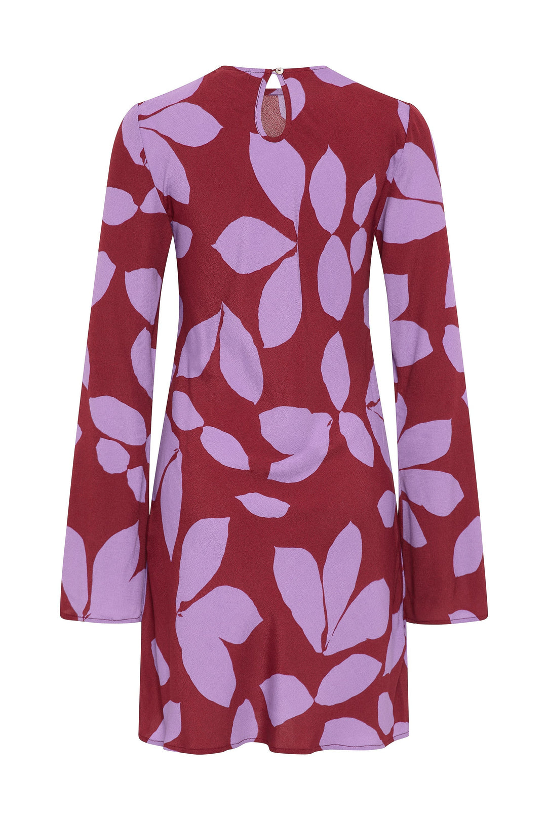Kora Long Sleeve Mini Dress | Bias Cut, Tiered Panel Detail 4