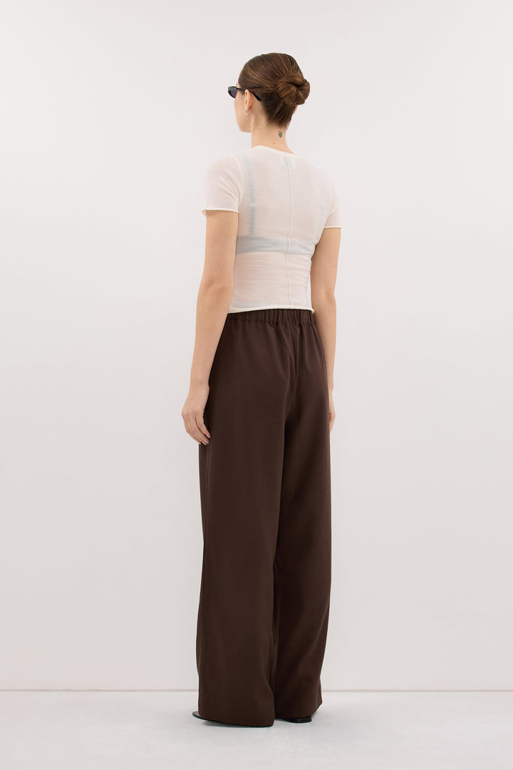 Kora Wide Leg Pants | High Rise, Elastic Waistband, Functional Pockets 6
