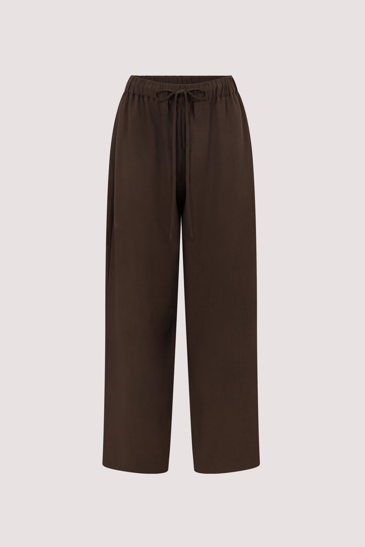 Kora Wide Leg Pants | High Rise, Elastic Waistband, Functional Pockets 7