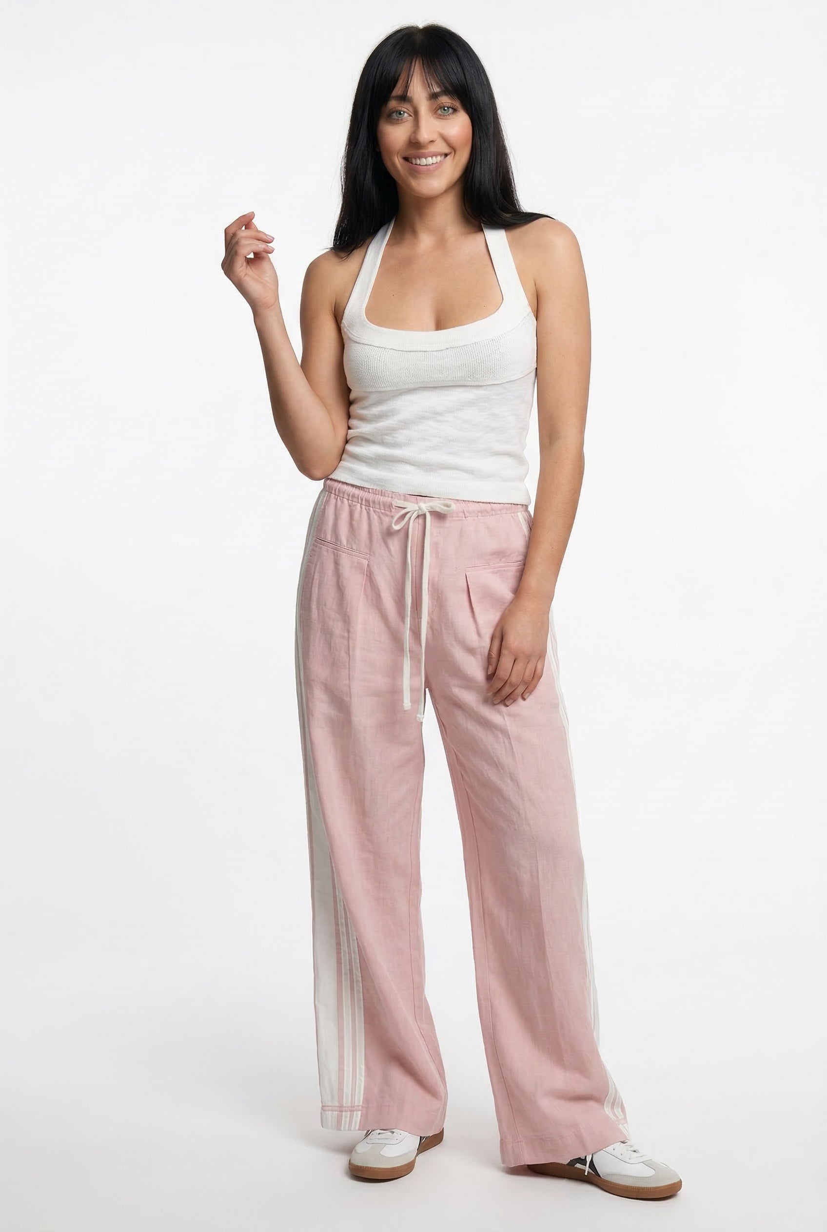 Kyla Active Joggers for Women | High Waist, Soft Cotton Blend 4