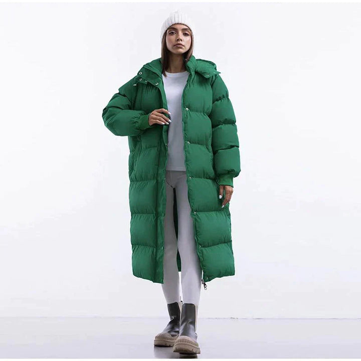 Women's Long Down Jacket, Lightweight Fill, Breathable Shell