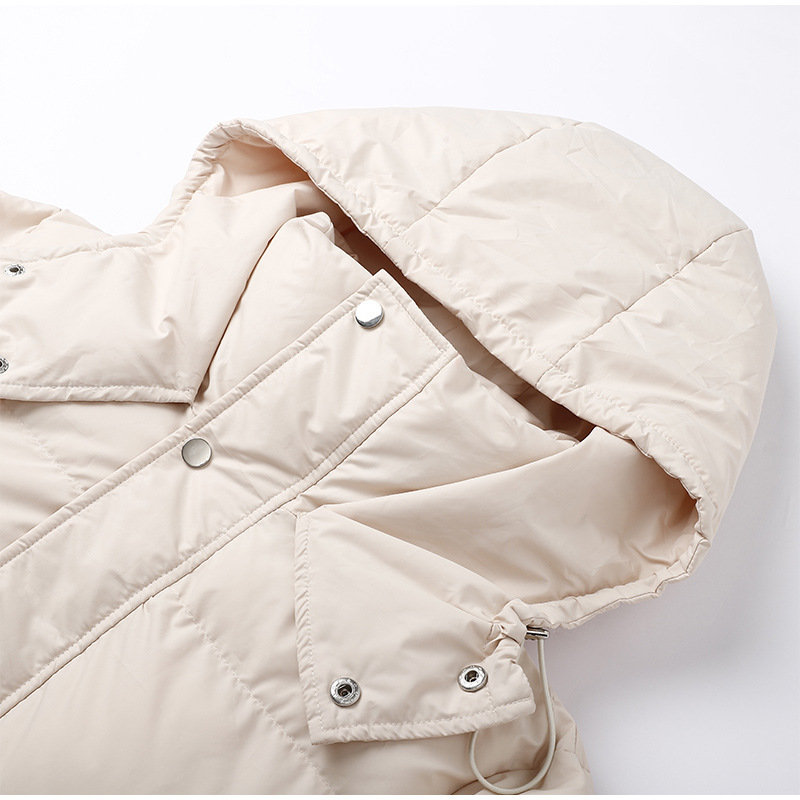 Lightweight winter down jacket for women