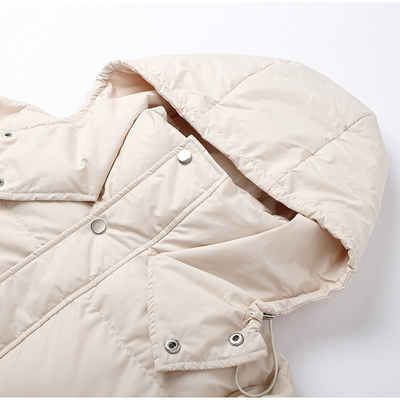 Lightweight winter down jacket for women