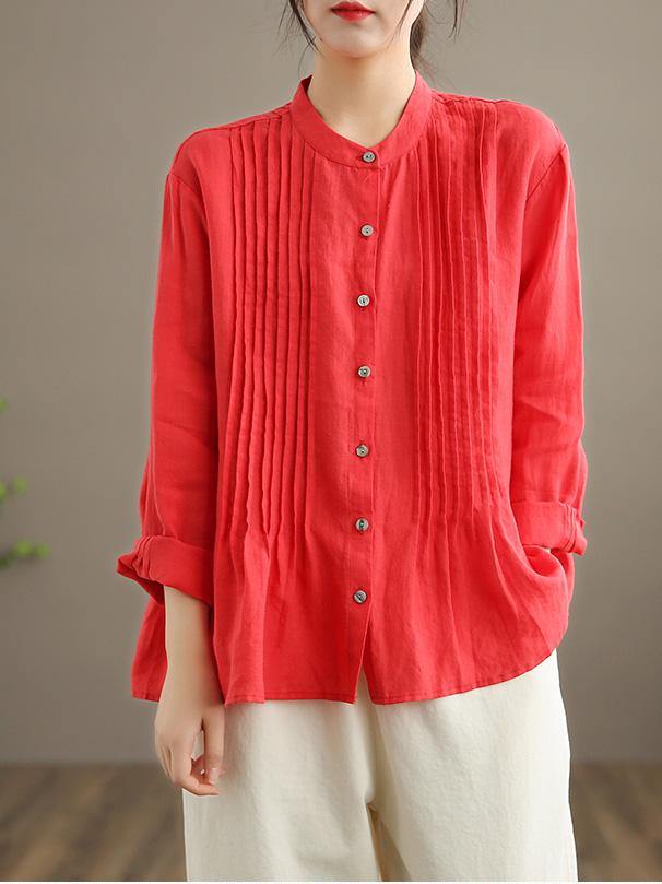 Lina Women's Tunic | Organic Linen, Loose Fit 8