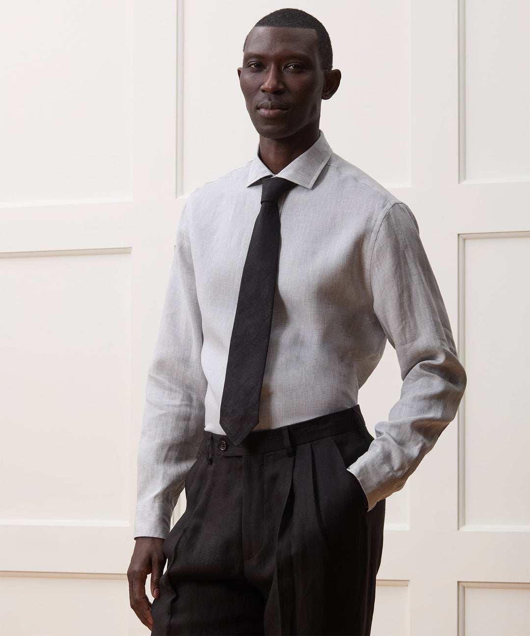 Lino Men's Dress Shirt | 100% Italian Linen, Lightweight, Breathable 1