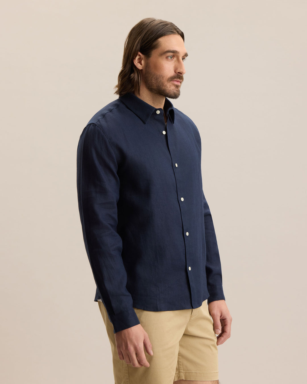Liora Linen Shirt | Long Sleeve, Relaxed Fit, 100% Breathable Linen 1