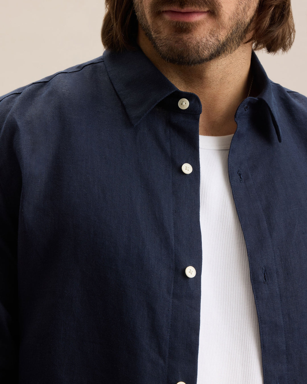 Liora Linen Shirt | Long Sleeve, Relaxed Fit, 100% Breathable Linen 3