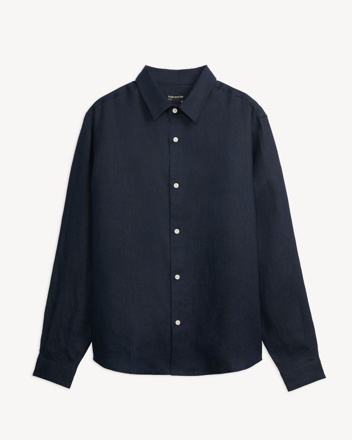 Liora Linen Shirt | Long Sleeve, Relaxed Fit, 100% Breathable Linen 4