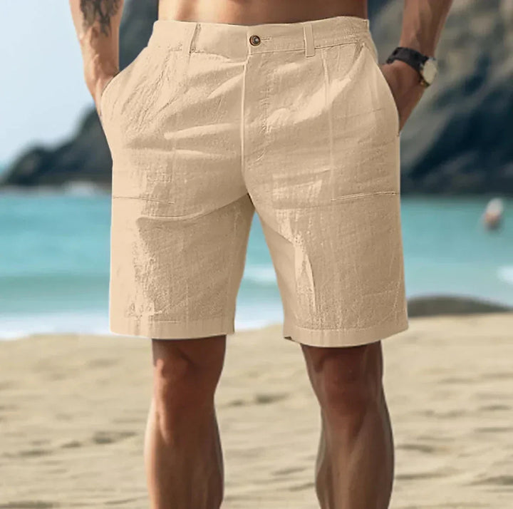 Luca Men’s Linen Shorts | Breathable, Adjustable Waist 1