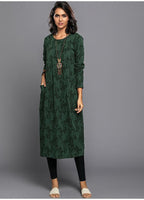 Luna Midi Dress featuring a soft cotton blend fabric, vibrant floral print, and a relaxed fit, perfect for casual outings and warm weather. - 1
