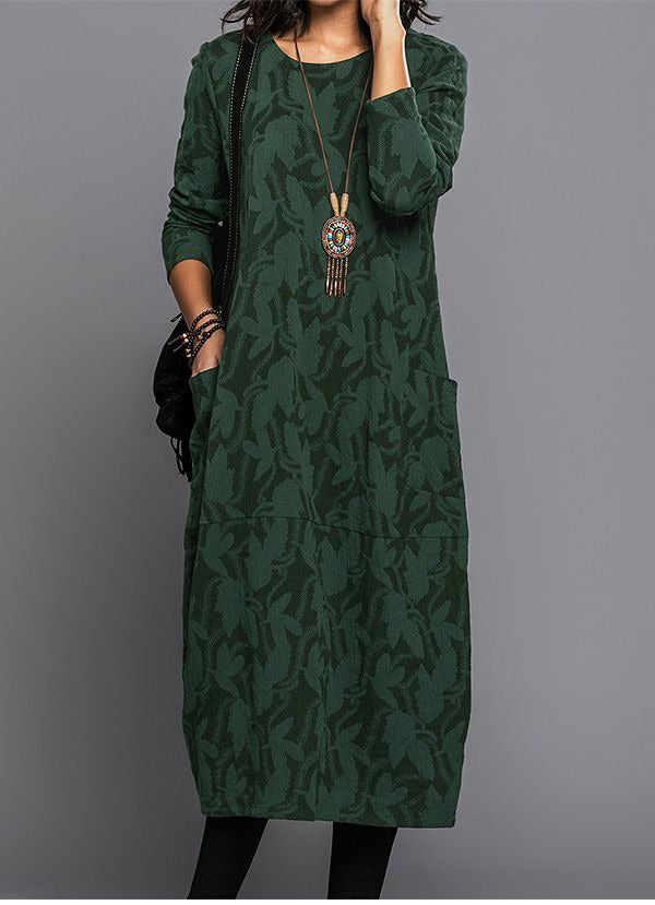 Luna Midi Dress featuring a soft cotton blend fabric, vibrant floral print, and a relaxed fit, perfect for casual outings and warm weather. - 2