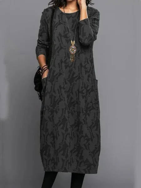 Luna Midi Dress featuring a soft cotton blend fabric, vibrant floral print, and a relaxed fit, perfect for casual outings and warm weather. - 6
