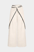 Luna Wide Leg Trousers | Linen Blend, Relaxed Fit 0