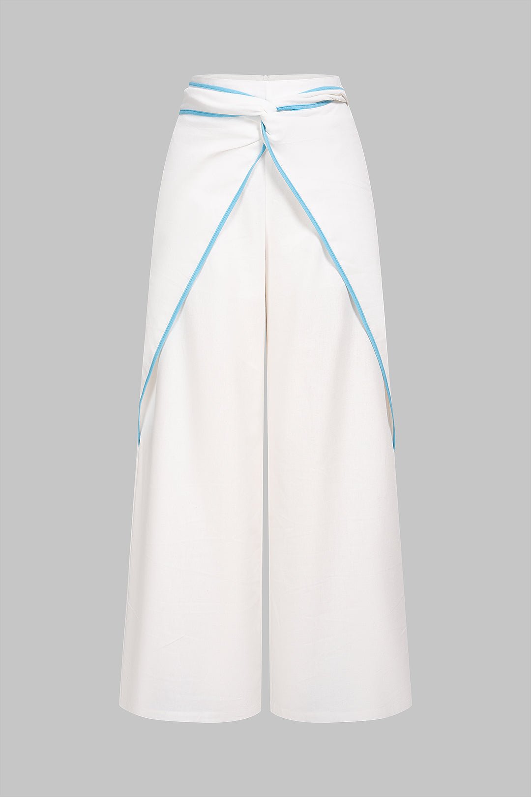 Luna Wide Leg Trousers | Linen Blend, Relaxed Fit 2