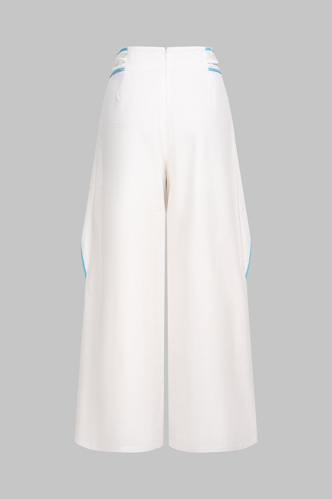 Luna Wide Leg Trousers | Linen Blend, Relaxed Fit 3