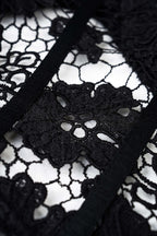 Luxe Corset Top | Lace Patchwork, Puff Hem Design 8