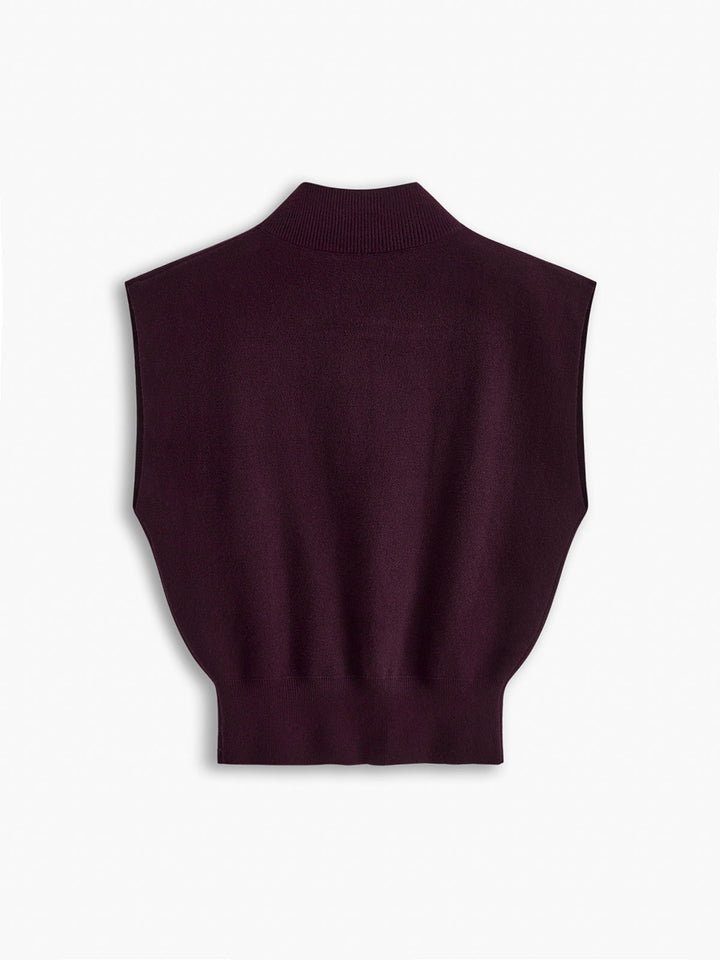 Luxe Knitted Vest | Pullover, Regular Fit, Women’s Sweater Vest 7