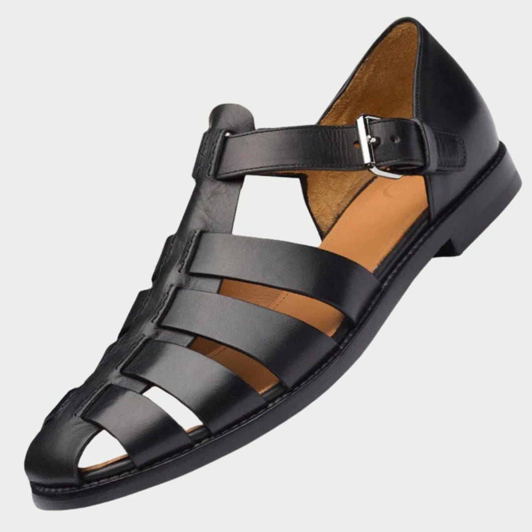 Luxe Men's Sandals | Premium Leather, Ergonomic Footbed 0
