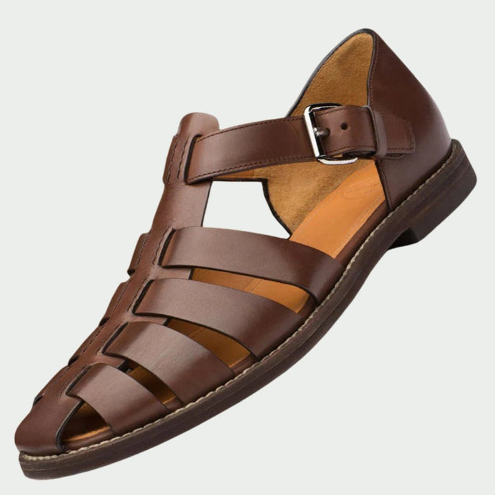 Luxe Men's Sandals | Premium Leather, Ergonomic Footbed 1