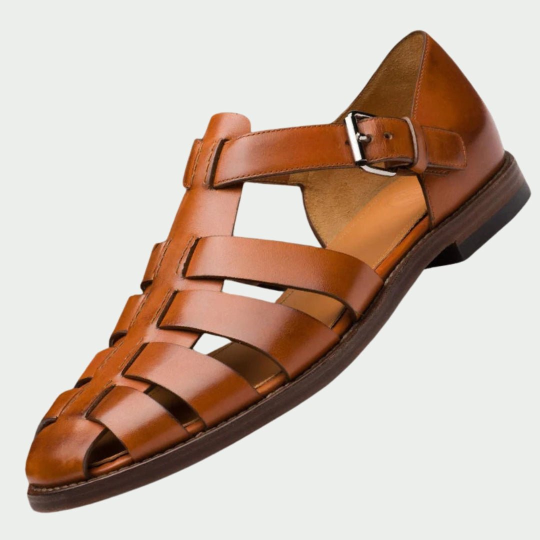 Luxe Men's Sandals | Premium Leather, Ergonomic Footbed 4