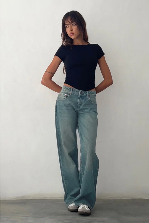 Mila | Low Waist Stretch Denim Jeans