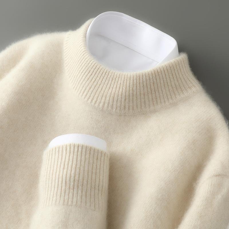Talon Men's Sweater | Elegant Cashmere Blend, Tailored Fit - 2