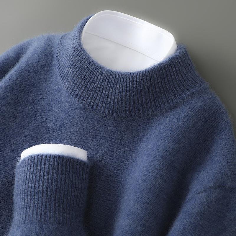 Talon Men's Sweater | Elegant Cashmere Blend, Tailored Fit - 5