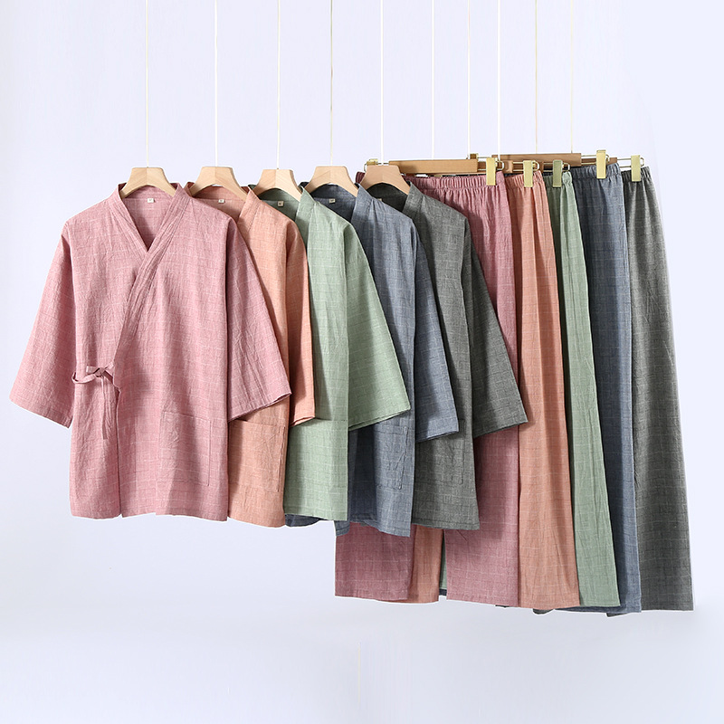 Nuku Linen Wrap Set | Lightweight, Relaxed Fit, Kimono-Inspired - 4