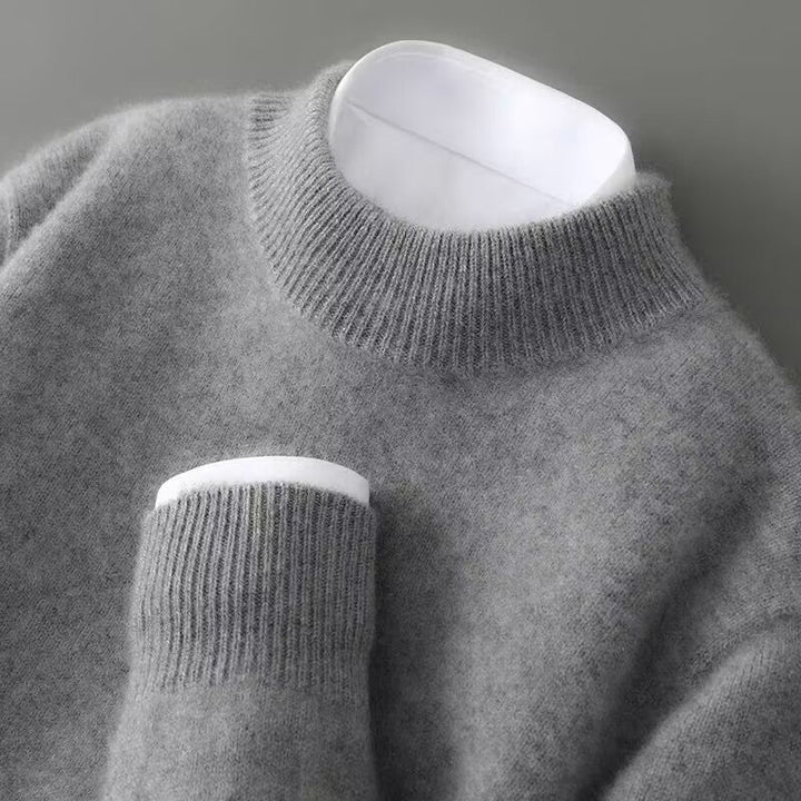 Talon Men's Sweater | Elegant Cashmere Blend, Tailored Fit - 6
