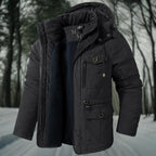 Men's Insulated Winter Parka | Windproof & Warm | Hooded Design