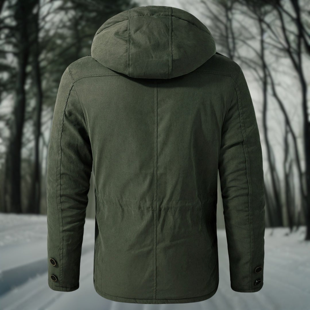 Men's Insulated Winter Parka | Windproof & Warm | Hooded Design