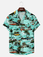 Maverick Hawaiian Shirt | Vintage Car Print, Lightweight Polyester, Regular Fit 0