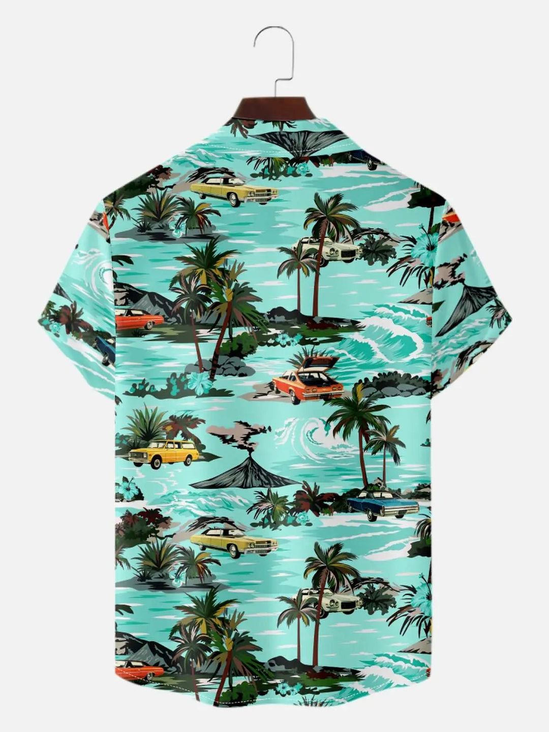 Maverick Hawaiian Shirt | Vintage Car Print, Lightweight Polyester, Regular Fit 3
