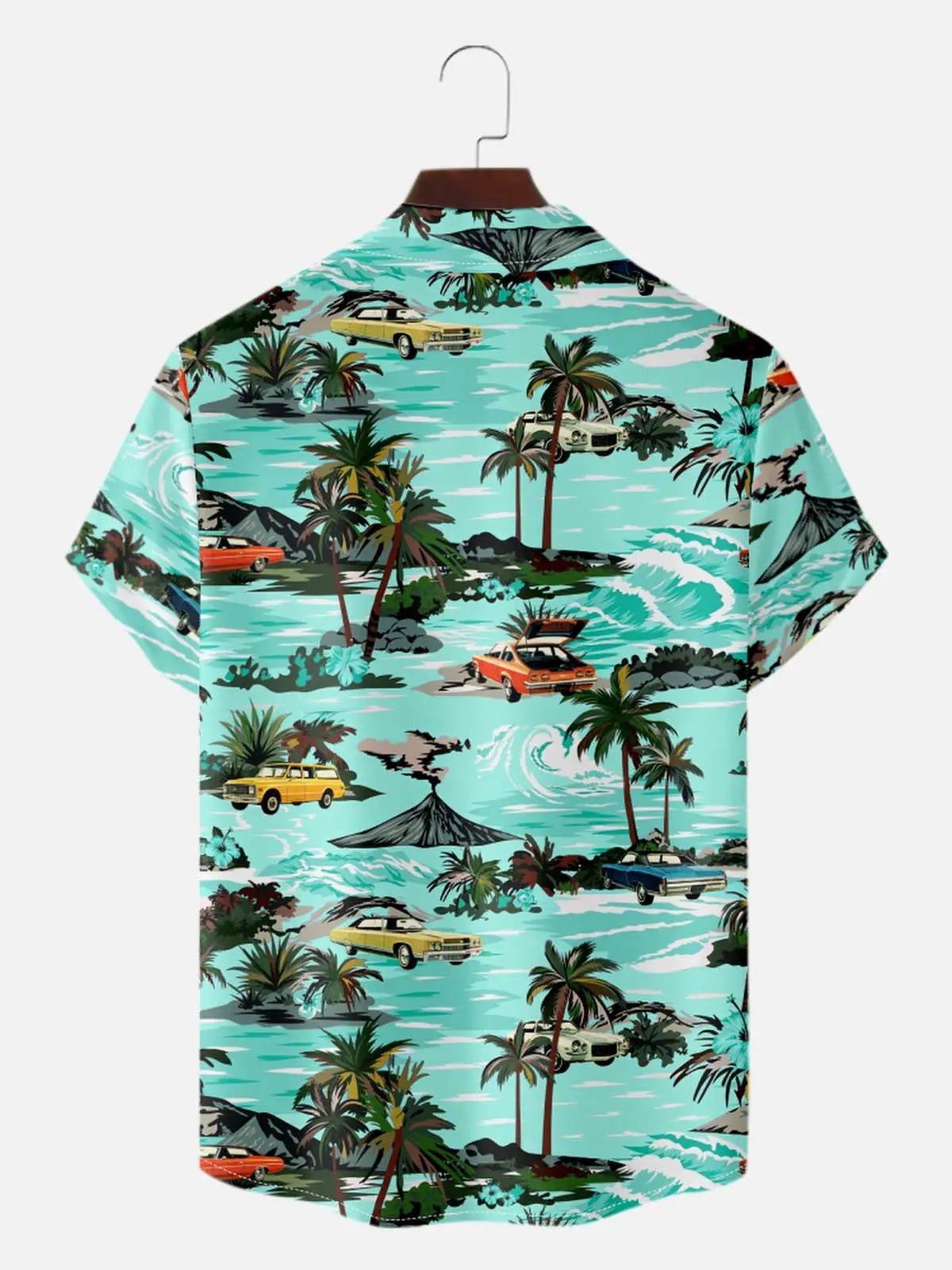 Maverick Hawaiian Shirt | Vintage Car Print, Lightweight Polyester, Regular Fit 3