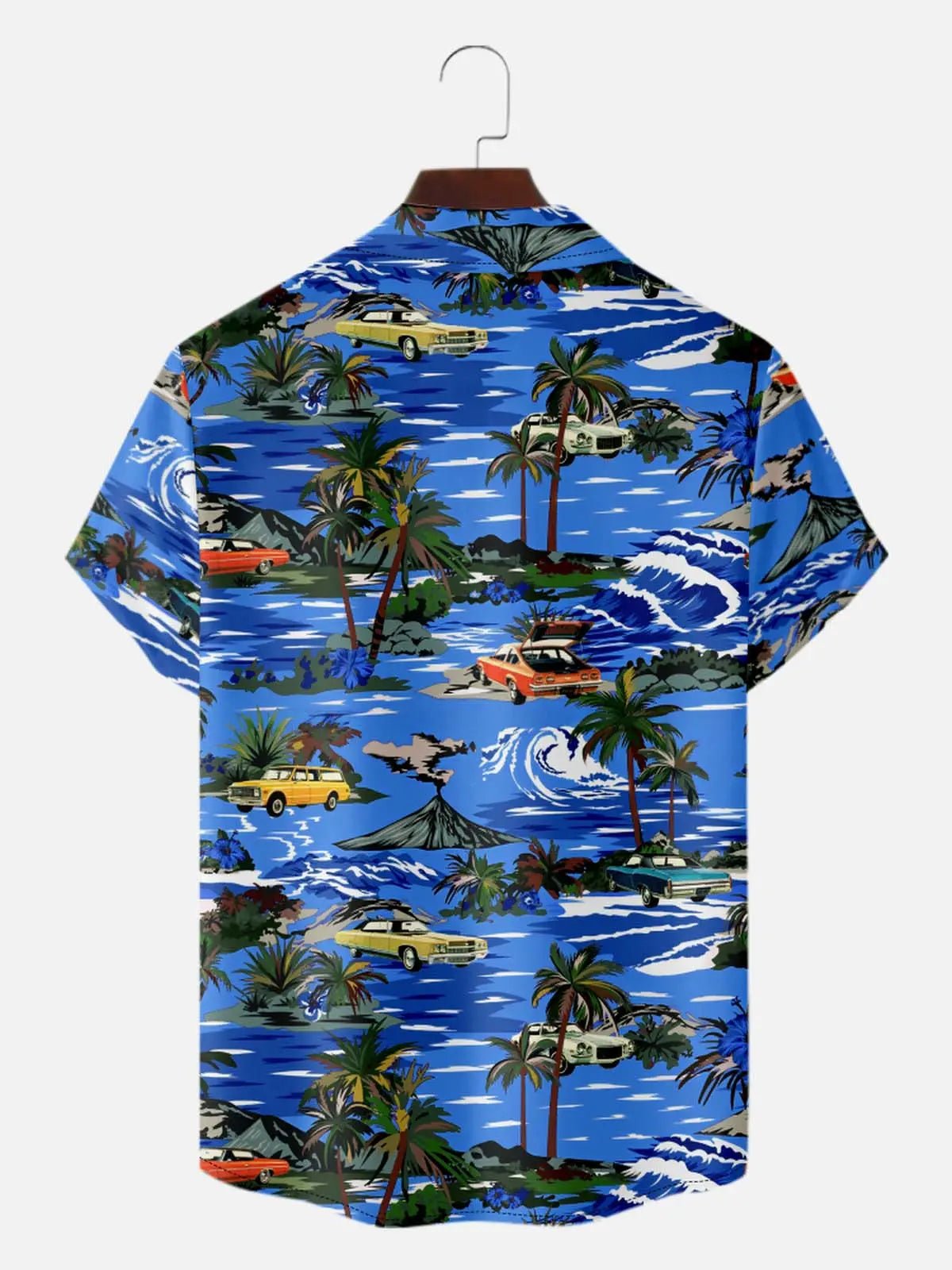 Maverick Hawaiian Shirt | Vintage Car Print, Lightweight Polyester, Regular Fit 5