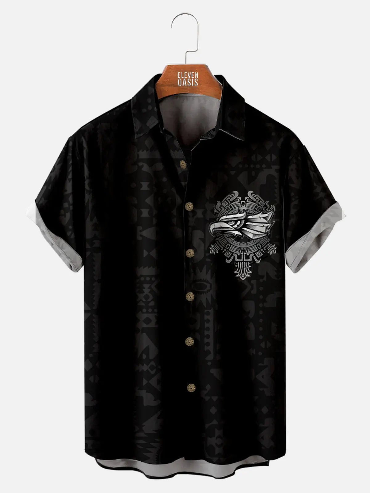 Maverick Men's Shirt | Aztec-Inspired, Lightweight Polyester 0