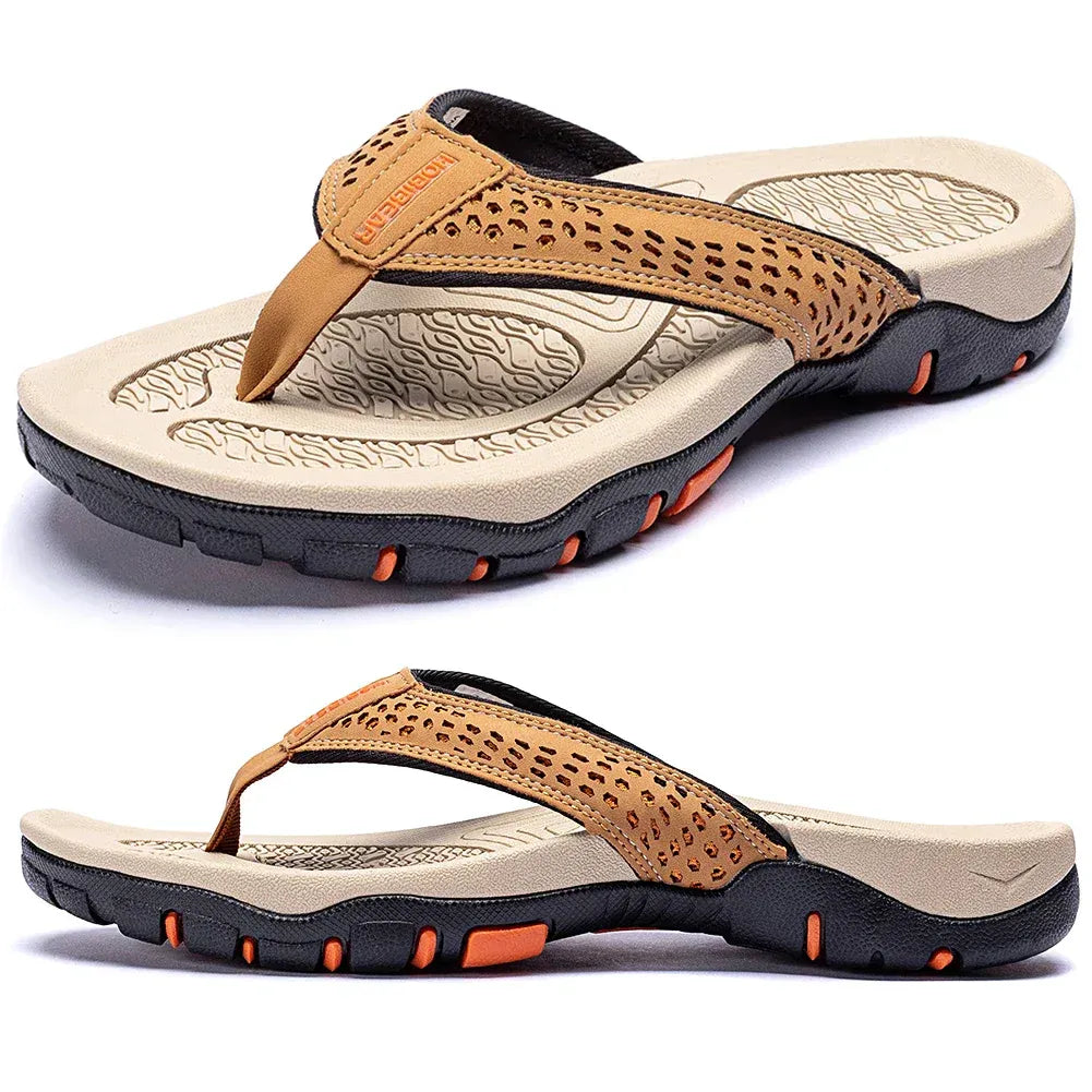 Maverick Mens Flip Flops | Arch Support, Water-Resistant, Slip-On Design 1