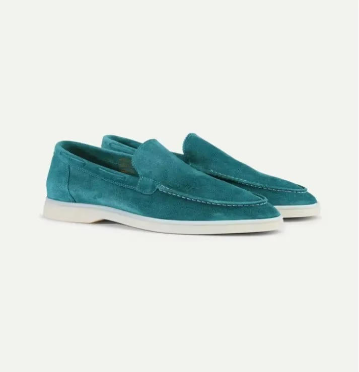 Maverick Mens Loafers | Frosted Suede, Slip-On Design 6